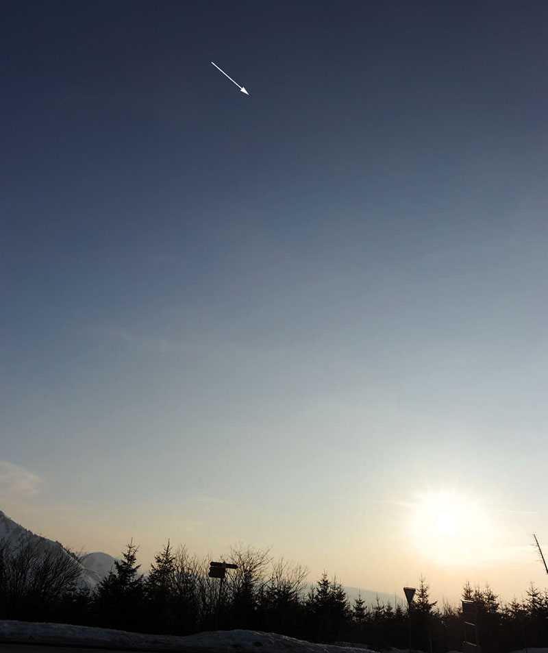 mond bei Venus und Jupiter