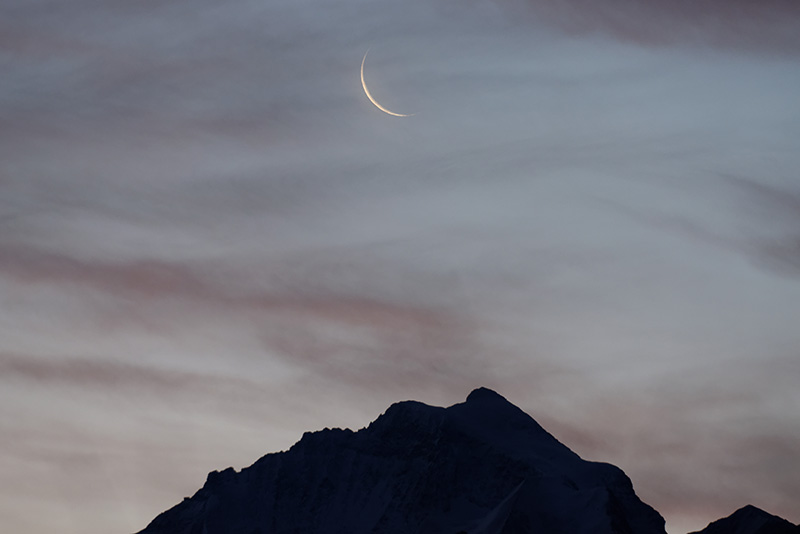mond bei venus