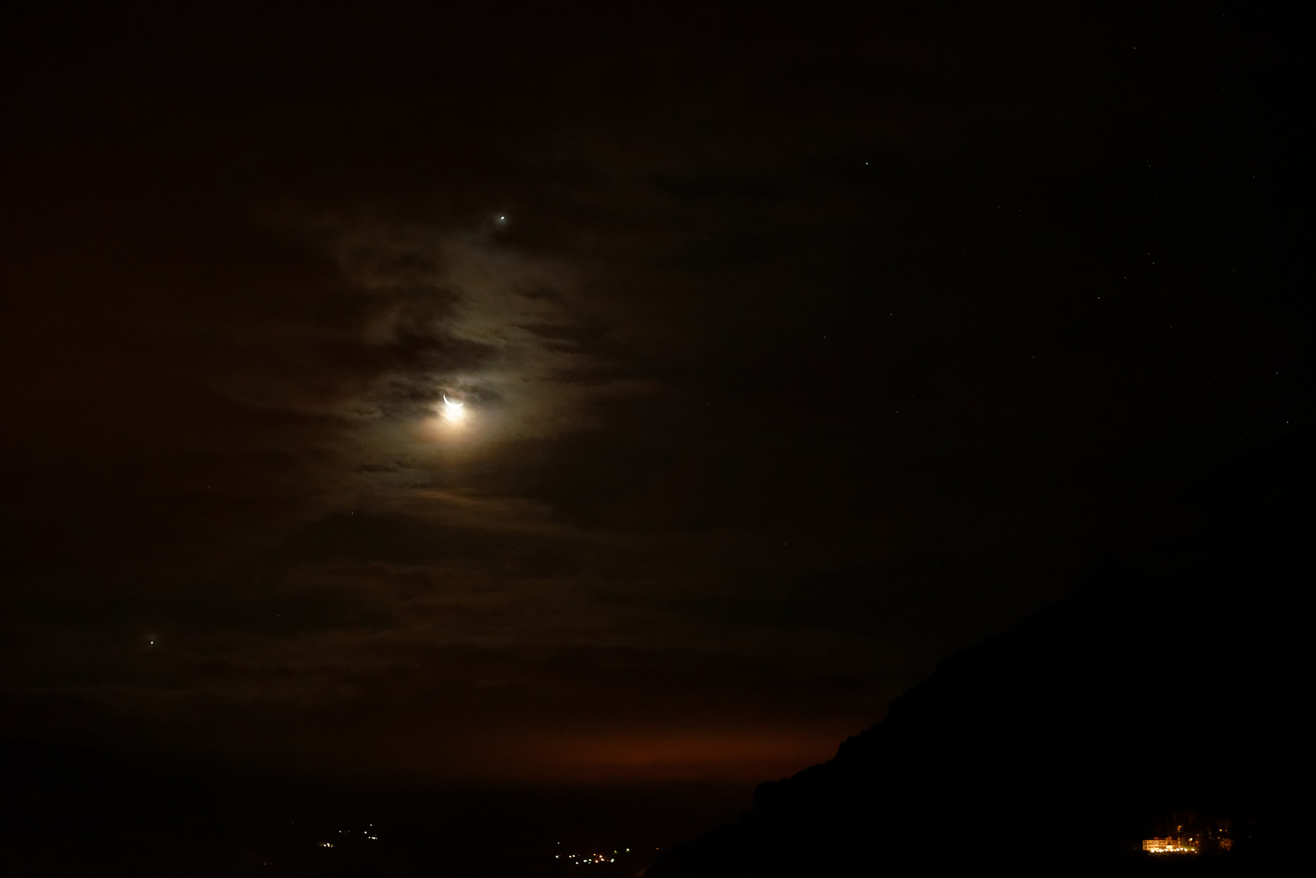 venus und mond