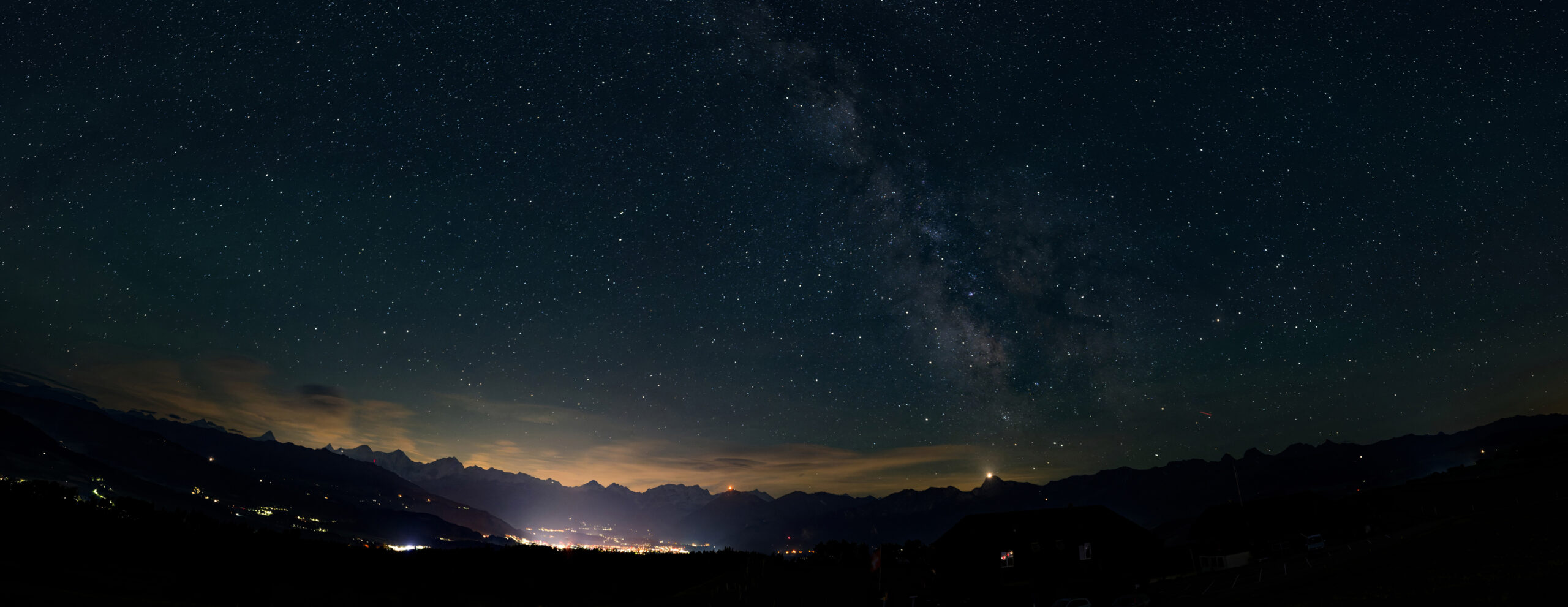 panorama sternenhimmel im zweistromland